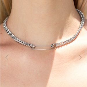 Brandy Melville Safety Pin Choker